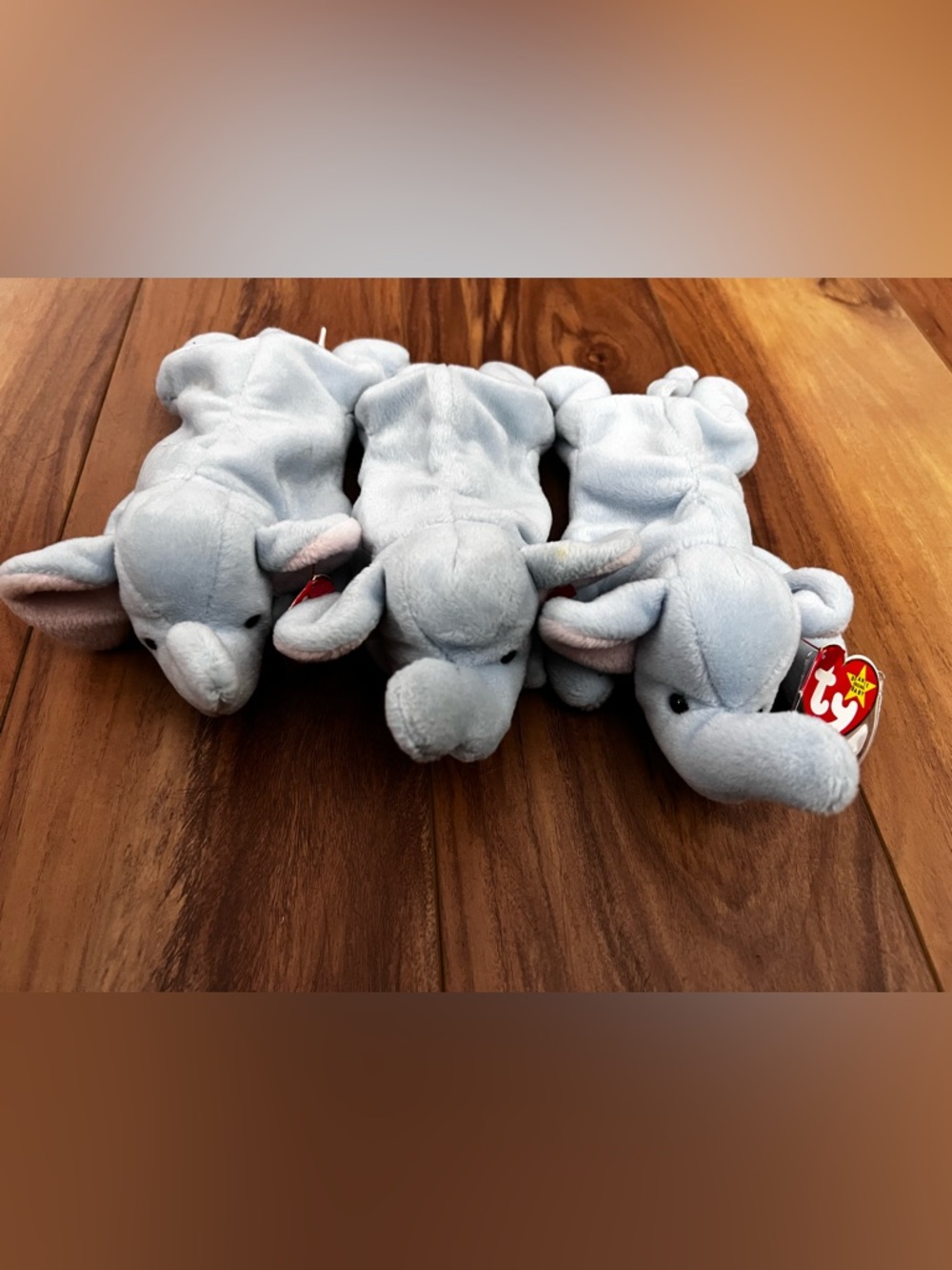 Ty beanie baby peanut elephant